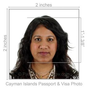 Cayman Island Passport & Visa Photo requirement