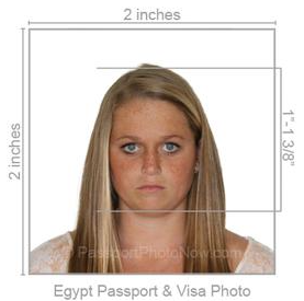 Egypt Passport & Visa Photo requirement