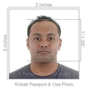 Kirbati Passport & Visa Photo requirement