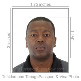 Trinidad and Tobago Passport & Visa Photo requirement