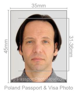 Poland Passport & Visa Photo requirement