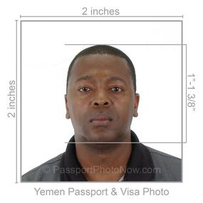 Yemen Passport & Visa Photo requirement