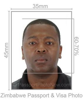 Zimbabwe Passport & Visa Photo requirement