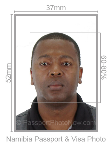 Namibia Passport & Visa Photo requirement